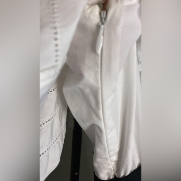 Off The Shoulder Halter Dress
White Ruffle Off Shoulder Dress by Derek Lam - Picture 8 of 16